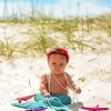 Beautiful Baby Girls At Beach Paint By Number
