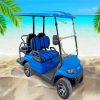 Blue Golf Cart Paint By Numbers