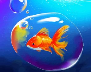 Cute Fish Art Paint By Numbers