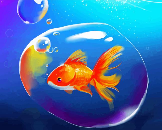 Cute Fish Art Paint By Numbers