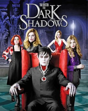 Dark Shadows Poster Paint By Numbers