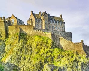 Edinburgh Castle Building Paint By Numbers