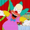 Krusty The Clown Show Paint By Numbers