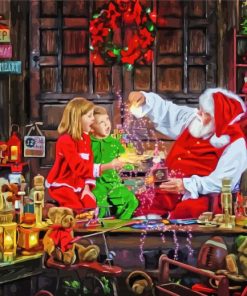 Making Magic In Santas Workshop Paint By Numbers