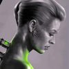 Monochrome Jeri Ryan Paint By Numbers