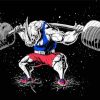 Powerlifting Rhino Paint By Numbers