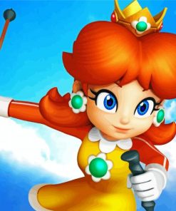 Princess Daisy Paint By Numbers