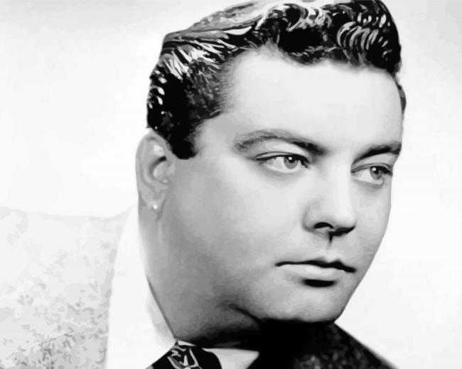 The American Actor Jackie Gleason Paint By Numbers