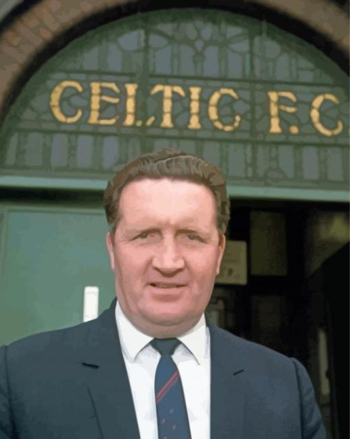 Classy Jock Stein paint by numbers