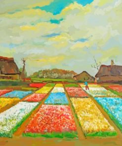 Bulb Fields Van Gogh Paint By Numbers