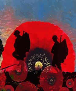 Remembrance Day Soldiers Paint By Numbers