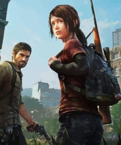 Joel And Ellie The Last Of Us Paint By Numbers