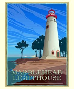 Marblehead Poster Paint By Numbers