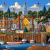 Marblehead Town Art Paint By Numbers
