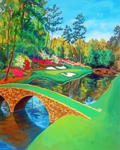 Amen Corner Augusta National Paint By Number